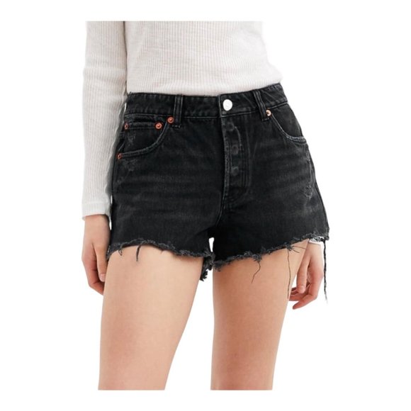 Zara Pants - Zara Black Denim Shorts NWT
